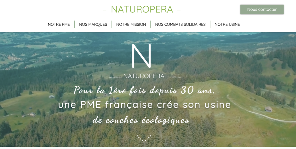 Image pour représenter le site internet de Naturopera pour recruter et pour valoriser la marque-employeur