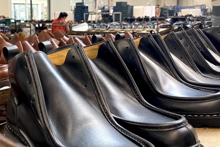 Illustration de la visite de Savoir d'ici chez Paraboot pour l'interview Parole d'industriel avec Paraboot