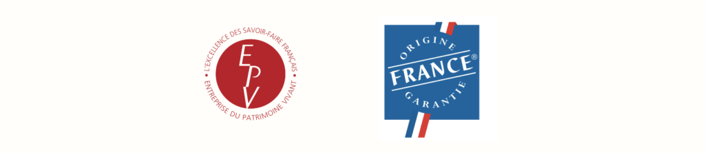 logo entreprise du patrimoine vivant et origine france garantie 